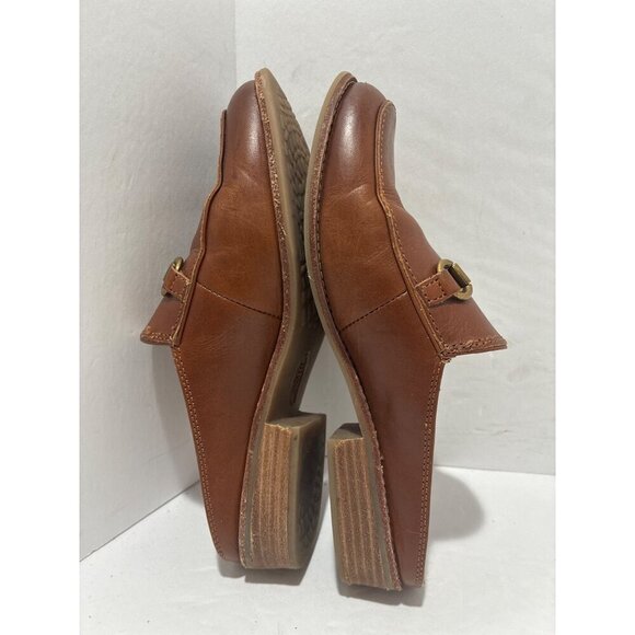 Sofft shoes Naoko Neah Luggage brown leather mule loafers size 7.5 - Picture 4 of 9